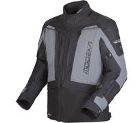 Modeka Hydron waterproof Motorcycle Textile Jacket, black/grey, size 4XL