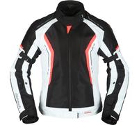 Modeka Khao Air Ladies Motorcycle Textile Jacket, black-grey-red, size 38 for Women