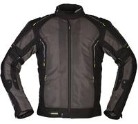 Modeka Khao Air Motorcycle Textile Jacket, black-grey, size 3XL for Men