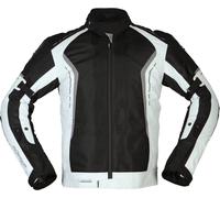 Modeka Khao Air Motorcycle Textile Jacket, black/light grey, size XXL
