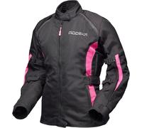 Modeka Luana Women Motorcycle Textile Jacket, black-pink, size 46