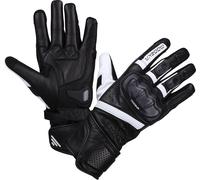 Modeka Miako Motorcycle Gloves, black-white, size L for Men