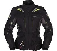 Modeka Panamericana Ladies Motorcycle Textile Jacket, black/neon, size 34