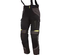 Modeka Panamericana Ladies Motorcycle Textile Pants, black/neon, size 34