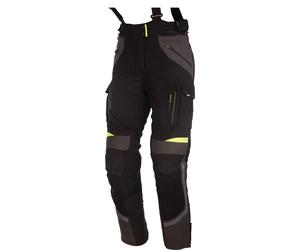 Modeka Panamericana, textile pants women 36 Black/Neon-Yellow