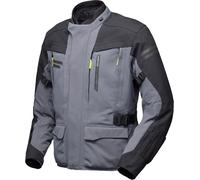 Modeka Paneo LT waterproof Motorcycle Textile Jacke, grey/black, size S