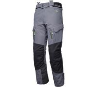 Modeka Paneo LT waterproof Motorcycle Textile Pants, black-grey, size L for Men
