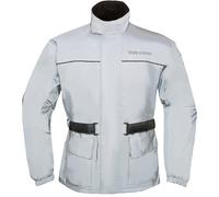 Modeka Rain Silver Rain Jacket, Silver, size 4XL