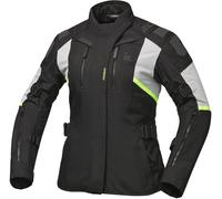 Modeka Striker III Ladies Motorcycle Textile Jacket, black/light grey, size 36