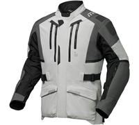 Modeka Striker III Motorcycle Textile Jacket, light grey/black, size 3XL