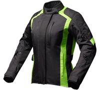 Modeka Tarex II waterproof Ladies Motorcycle Textile Jacket, black/yellow, size 44