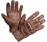 Modeka Urban Legend Motorcycle Gloves, brown, size 2XL for Men