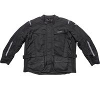 Modeka Varus Plus waterproof Motorcycle Textile Jacket, black, size 8XL for Men