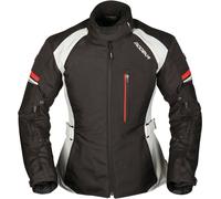 Modeka Violetta Ladies Motorcycle Textile Jacket, black/light grey, size 44