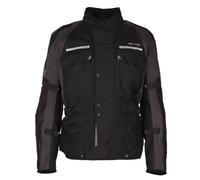 Modeka Westport Textile Jacket, black/dark grey, size XS