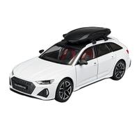 Model 1/24 for Audi RS6 Avant Station Wagon Alloy Car Model Diecast Metal Vehicles Battery not included(White)