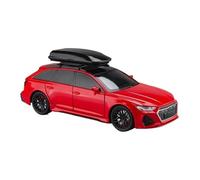 Model 1:24 for Rs6 Sound And Light Pull Back Car Off-Road Station Wagon Alloy Model Battery not included(Red)