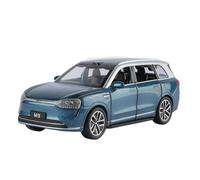 Model 1:32 for AITO M9 SUV Alloy Energy Car Model Diecasts Metal Luxy Vehicles Battery not included(Blue)