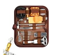 Model 168 Pcs Watch Repair Tool Kit Professional - Watch Link Removal, Band Adjustment, Battery Replacement, Case Opener with Spring Bar Tool, Screwdriver Set - for Watchmaker DIY & UK Home Use