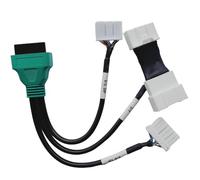 Model 3/Y/X/S CAN Diagnostic OBD 3-in-1 Harness Cable,OBD2 Diagnostic Scanners Adapter, CAN Bus Data Reading Tool Connector Green 30CM