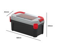 (Model 4) Craft Tool Make Up Storage Organiser Sewing Box DIY Toolbox Tote Tray - 4 models