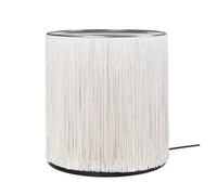 Model 597 Floor Lamp Polished Aluminum/Cream Fringe