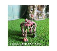 (Model 6 Pink Flower Small Arch) ZN0W Wholesale 100 Acres Of Jiajia Fun Rural Retro Ancient Mini -Arched Bridge Arch Micro Landscape Small Ornament Flower Pot