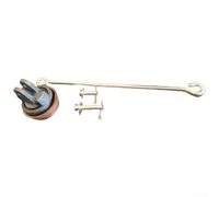 Model 75 Hand Pump Replacement Piston Kit with Cast Iron and Faux Leather Sleeve Includes Galvanized Rod Two Pins Easy Install Fits Type 75 Water Pumps Reliable Outdoor Maintenance
