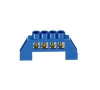Model A 4 Position Neutral Terminal Block: Brass Grounding Strip with Screw Terminals for Electric Box, Brass Wire Screw Terminal, Grounding Strip Bus Bar Block