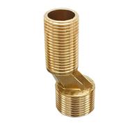 Model A: 6 cm, Brass Shower Elbow Adapter: 1/2" to 3/4" Extender, Eccentric Male Tap Reducer, Dog Legs Bath Connector