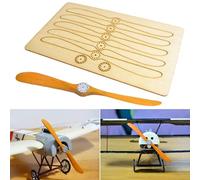 Model aeroplane wooden propeller, 138 mm long, for slow flyers, to build yourself from wood, not suitable for flying, for stationary models, plywood propeller, model aeroplane accessories
