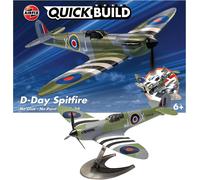 Model Aircraft Building Kit Kids Spitfire D-Day Construction Toy