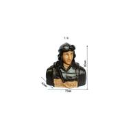 Model aircraft pilot 1/6 WWII American pilots Simple color 1/6 Scale RC Airplane Pilot Figure Model