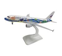 model airplane 20cm Aircraft Model For Thai Bangkok Airways 320 Aviation Aircraft Model 1:300 Scale Metal Aircraft Toy toy airplane kit