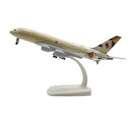 model airplane For 20cm Alloy Aviation Replica Etihad Airways A380 Diecast Metal Aircraft Model Collectible toy airplane kit