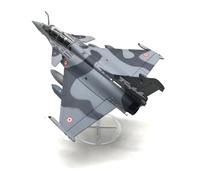 model airplane For French Air Force Rafale B Two-Seat Camouflage Model & Display Rack Collection Alloy Model Aircraft 1/72 Scale toy airplane kit(Gray1)