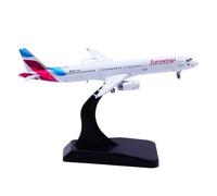 model airplane For JC Wings Eurowings Airbus A321 Alloy Die-cast Aircraft Model 1/400 Scale Collectible Aircraft Toy toy airplane kit