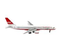 model airplane For JC Wings FAT Aviation Model B757-200 Die-cast Metal Aircraft Model With Stand Collectible Aircraft toy airplane kit