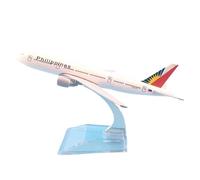 model airplane For Philippines B777 Aircraft Model 16 Cm Boeing 747 Aircraft Model 1:400 Scale Metal Model Aircraft Toy Gift toy airplane kit(Philippines B777)