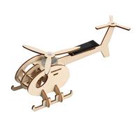 Model Airplane Kit - Helicopter Puzzle Set, Wooden Aircraft 3D Toy, Children Fun Craft | Educational Model Assembly Kit, Science Learning Toy for Preschool, Hands-On Activity for Hobbyists