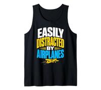 Model Airplane Lover RC Plane Hobbyist Flyer Tank Top