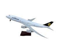 Model Airplane Lufthansa 747-8 1:160 Scale with Stand | Large Collectors Aircraft Replica | Aviation Plane Enthusiast Gift | Premium Realistic Details & Display Stand