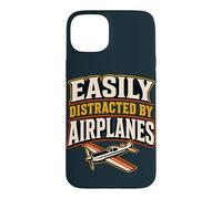 Model Airplane Pilot RC Plane Case for iPhone 15 Plus
