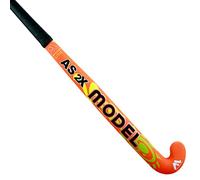 MODEL AS-2X Professional Field Hockey Stick - 70% Carbon Composite, Mid Bow 24.75mm, Lightweight 550g, Maxi Head, PU Grip, Matte Finish (37.5")