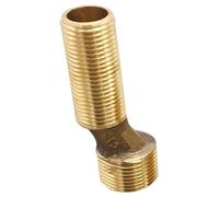 Model B: 7 cm, Brass Shower Elbow Adapter: 1/2" to 3/4" Extender, Eccentric Male Tap Reducer, Dog Legs Bath Connector