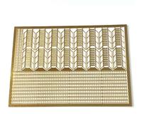 Model Boat 1:350 Scale Brass Photo-Etched Ladder Inclined Ladder PE Ladder For Military Ship Models Upgrade Parts