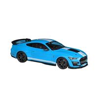 Model Car 1 18 2020 Ford Mustang Shelby GT500 Alloy Die-cast Model Collection Display Car Gift Classic Cars Collectible(Blue)