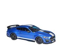 Model Car 1 18 2020 Ford Mustang Shelby GT500 Alloy Die-cast Model Collection Display Car Gift Classic Cars Collectible(Blue 1)