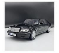 Model Car 1 18 For 1990 S600 W140 Tiger Head Benz Alloy Car Model Classic Car Diecast Model Collection Classic Cars Collectible