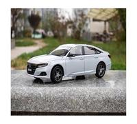 Model Car 1 18 For 2022 Accord 10th Generation Hybrid Alloy Car Model Adult Collection Display Classic Cars Collectible(White)